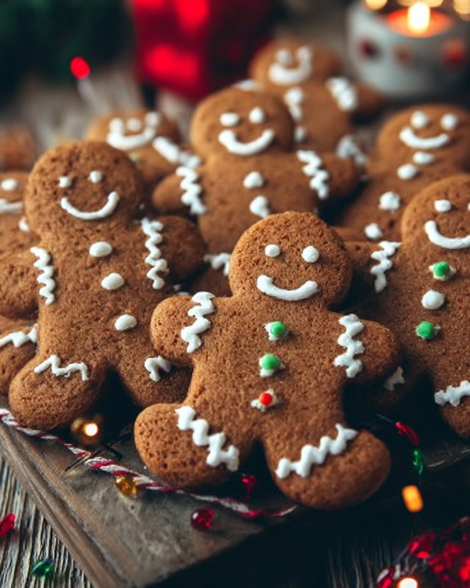 Soft & Chewy Gingerbread Men Cookies