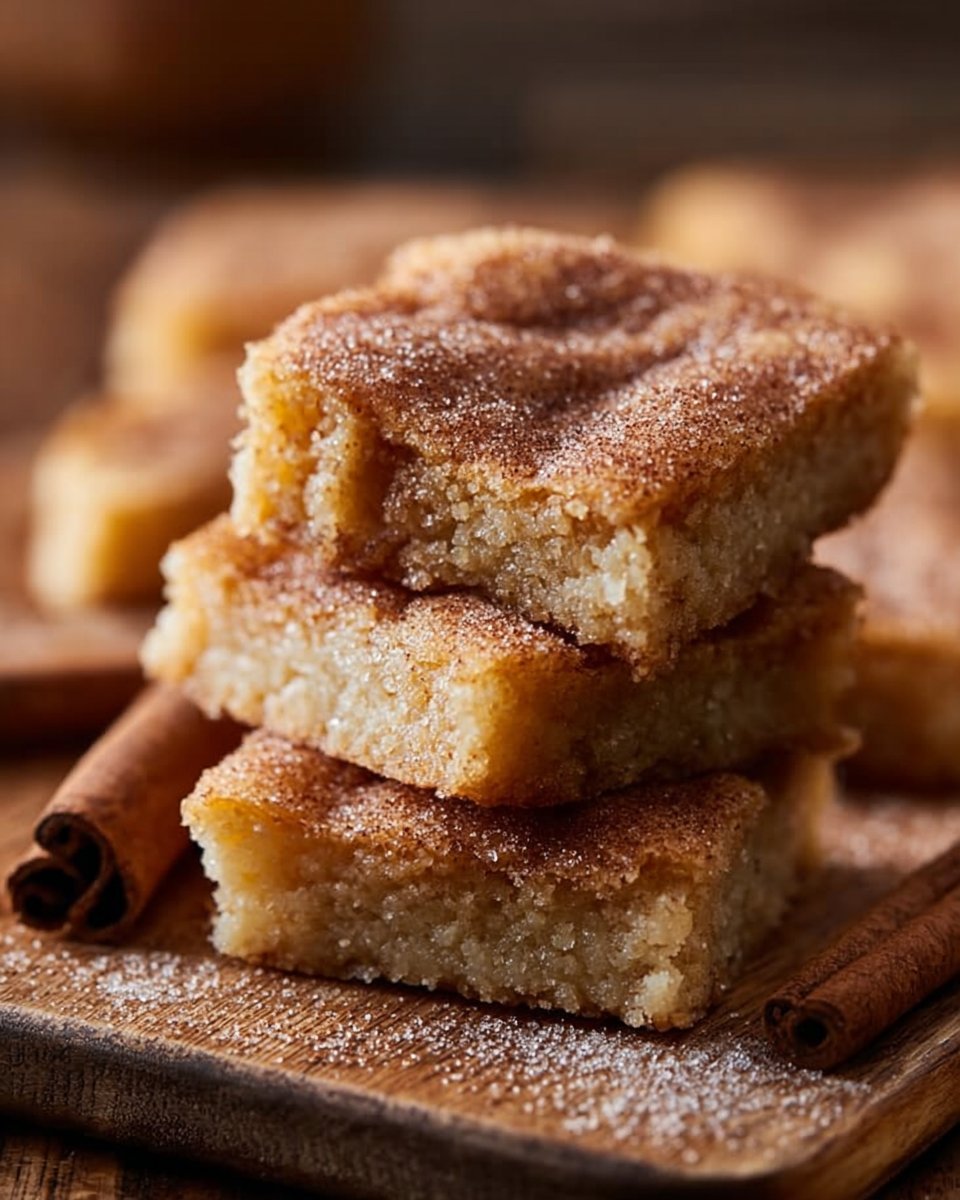 Cinnamon Sugar Blondies
