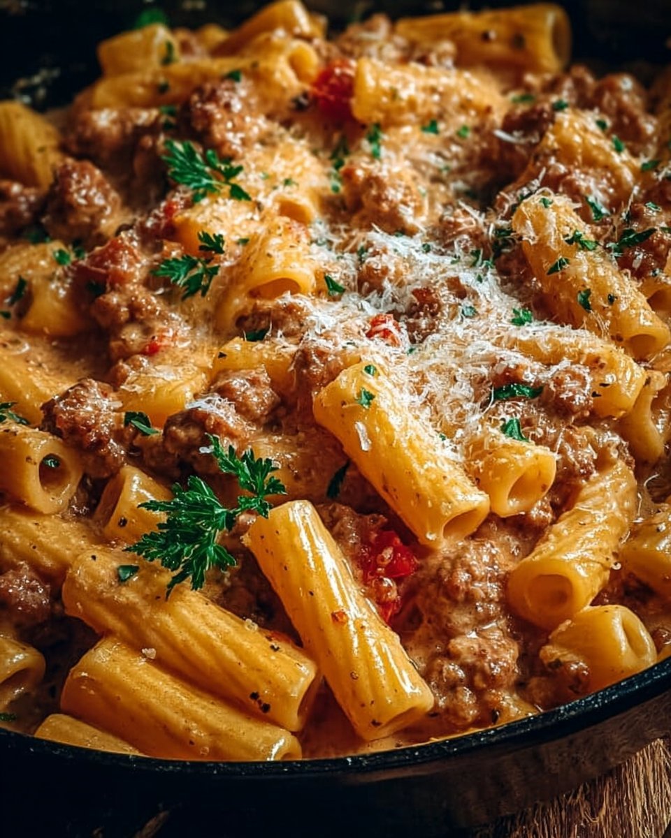 Creamy Italian Sausage Rigatoni