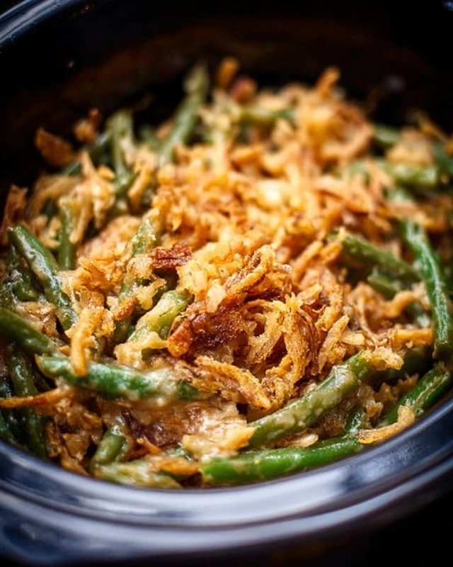 Crock Pot Green Bean Casserole