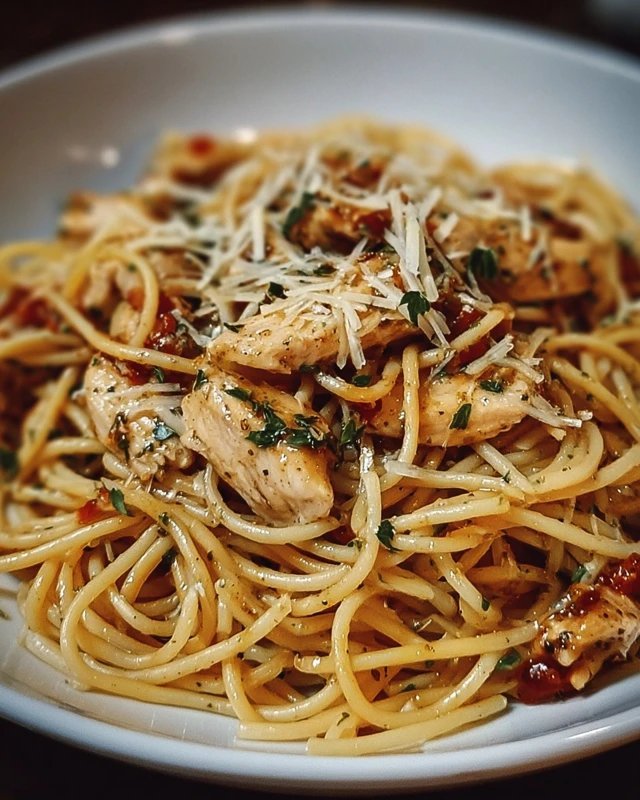 Monterey Chicken Spaghetti