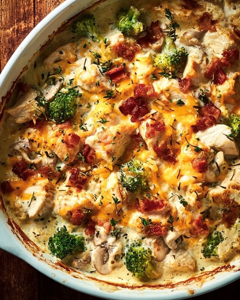 Creamy Low Carb Chicken Casserole