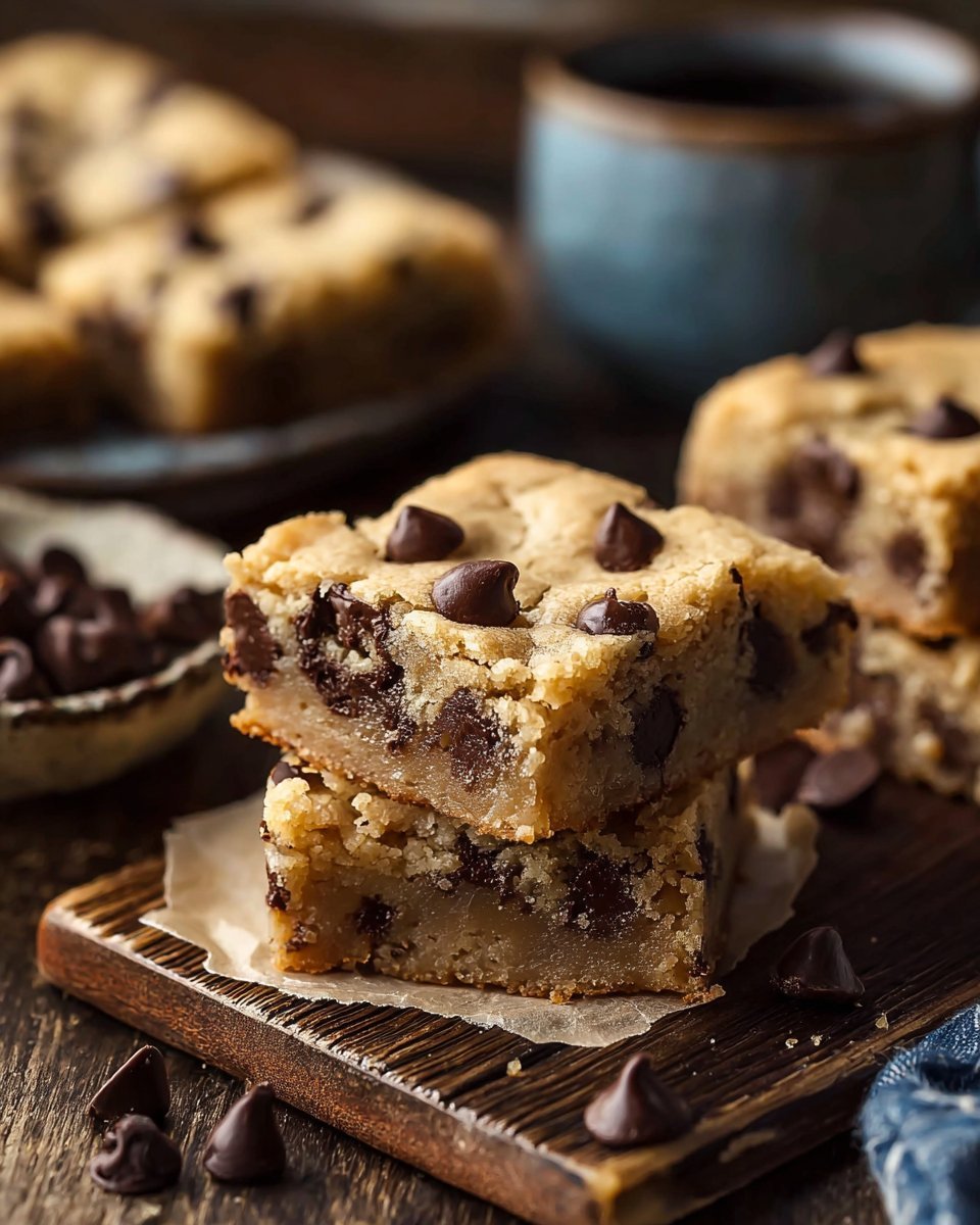 Melt-in-Your-Mouth Chocolate Chip Cookie Bars
