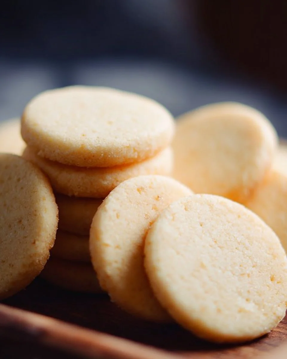 Delicious homemade shortbread cookies arranged on a plate