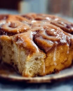 Delicious cinnamon desserts including cinnamon roll cake and unique baking recipes.
