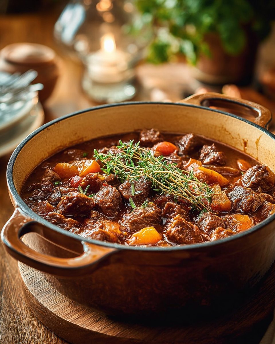 Tuscan Beef Casserole Delight