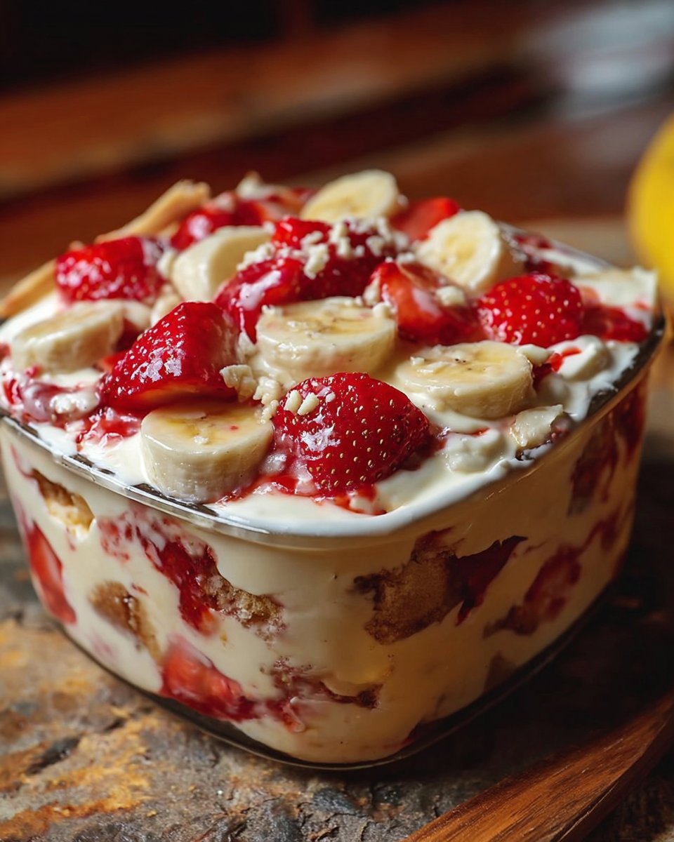 Strawberry Banana Pudding Dream