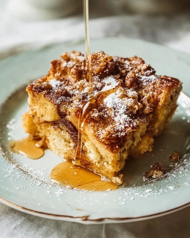 Cinnamon Nutmeg French Toast Casserole