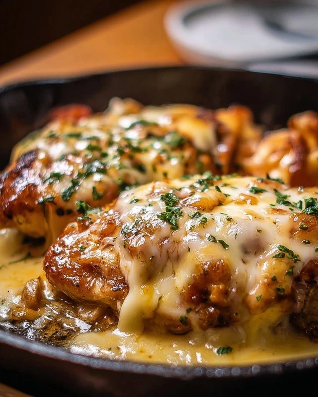 Texas Roadhouse Smothered Chicken with Jack Cheese