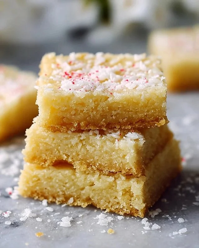 Delicious almond flour sugar cookie bars served on a plate