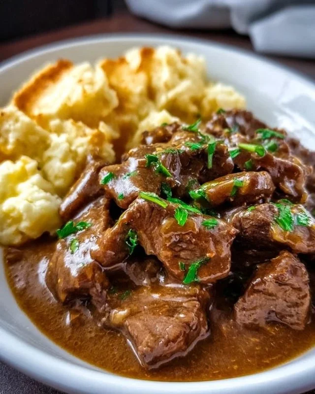 Beef Tips and Gravy