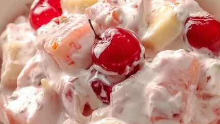 Colorful and refreshing Better Than Sex Fruit Salad with assorted fresh fruits.