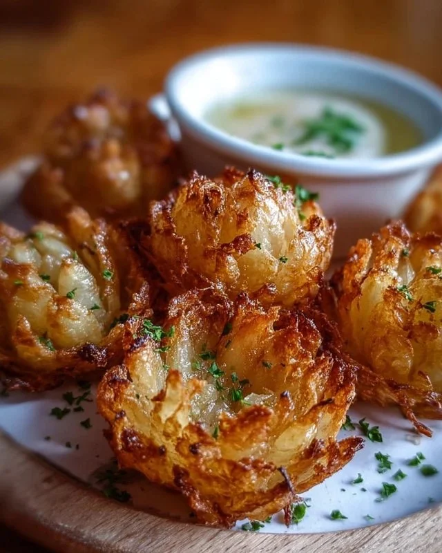 Bite-Sized Blooming Onions