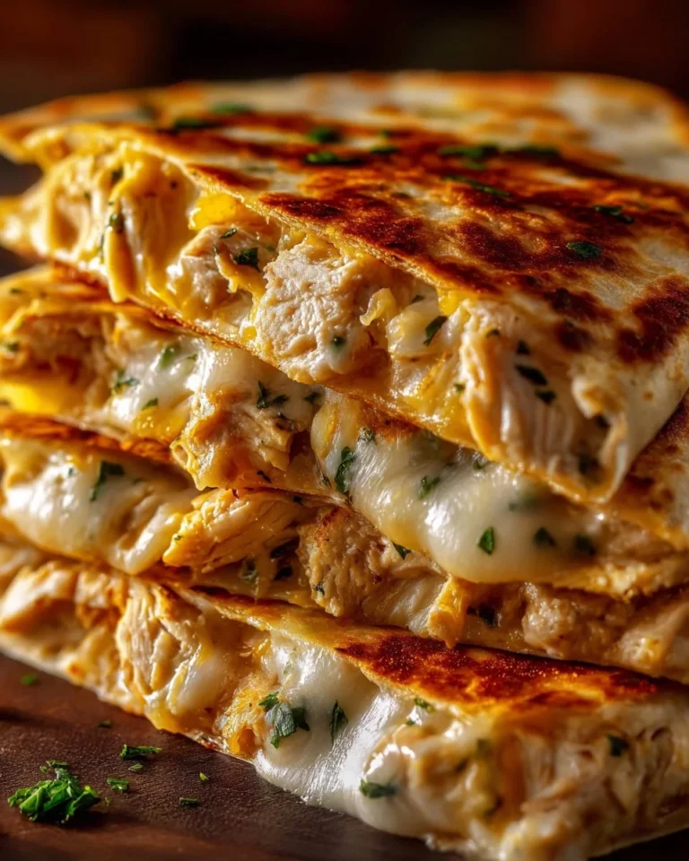 Cheesy Garlic Chicken Wraps ready to serve with fresh ingredients.