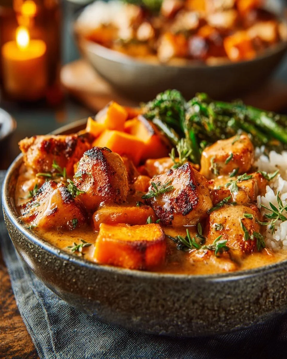 Chicken and Sweet Potato Bowls