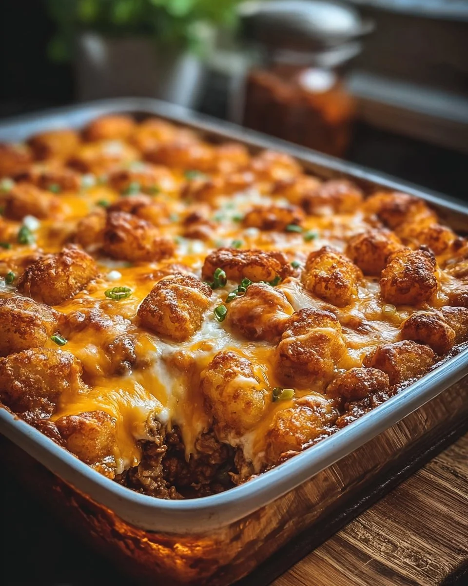 Chili Cheese Tater Tot Casserole: A Family Favorite Dish!