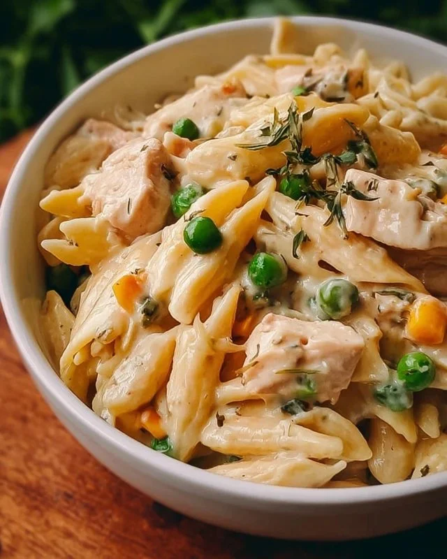 Classic Chicken Pot Pie Pasta