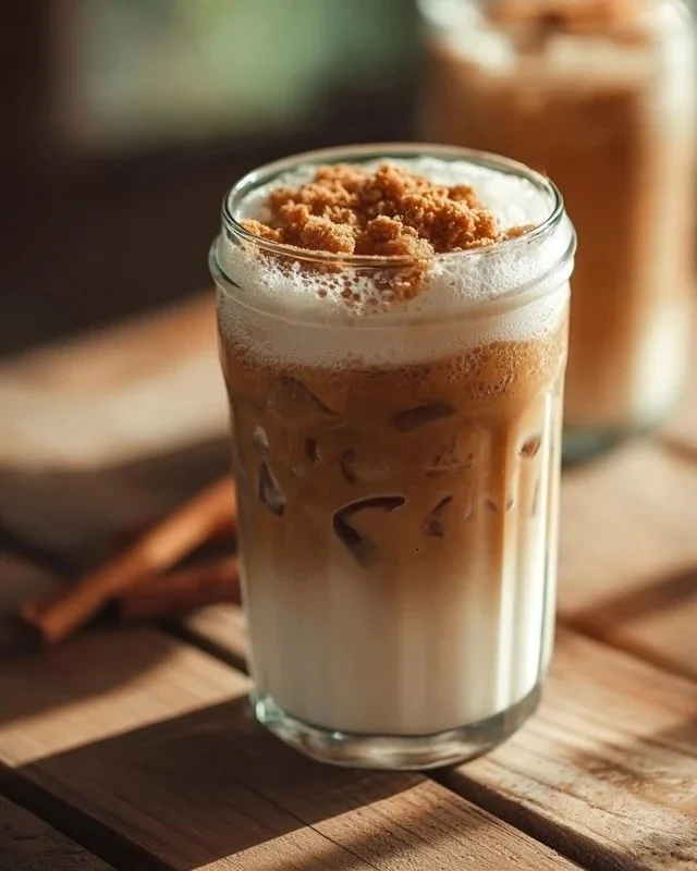 Cookie Butter Iced Chai Latte