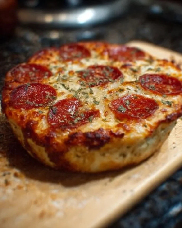 Cottage Cheese Pizza Bowl with fresh ingredients and toppings