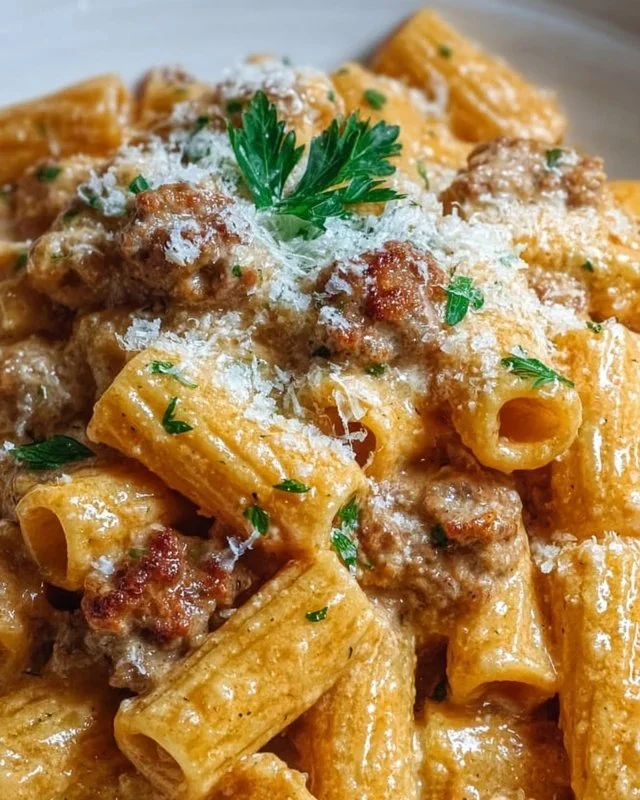 Creamy Italian Sausage Rigatoni