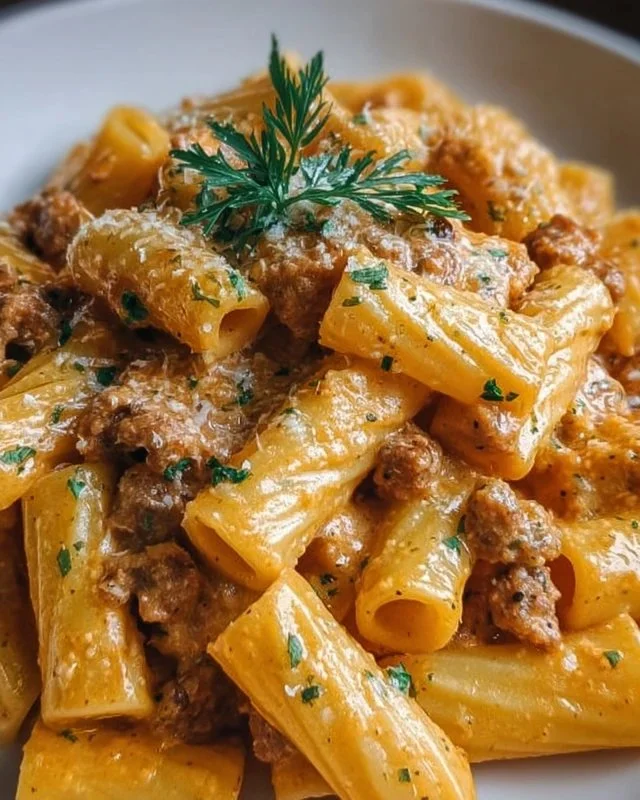 Creamy Italian Sausage Rigatoni