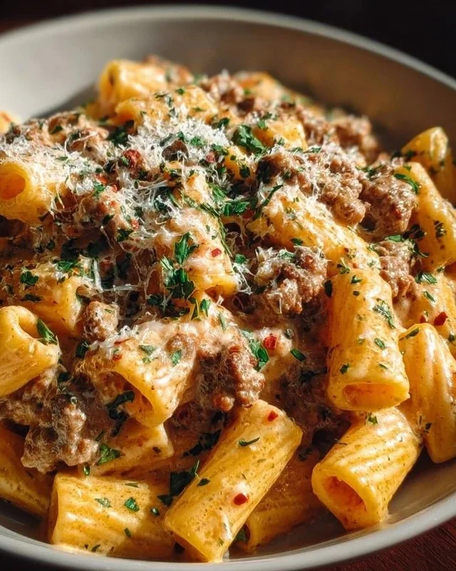 Creamy Italian Sausage Rigatoni