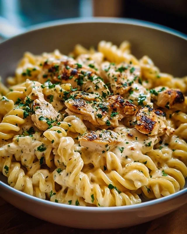 Creamy Rotisserie Chicken Pasta