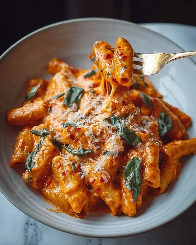 Creamy Tomato Garlic Pasta