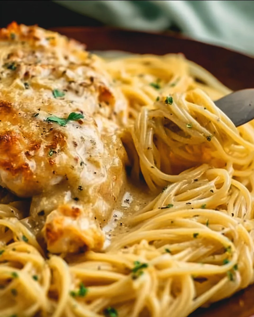 Delicious dish of Crock Pot Angel Chicken served with rice and vegetables.