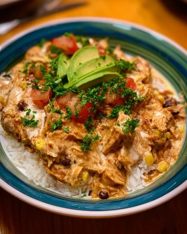 Crock Pot Fiesta Chicken