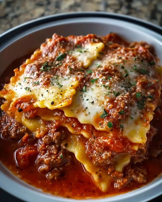 Crockpot Ravioli Lasagna: A Hands-Off, Flavor-Packed Comfort Food Masterpiece