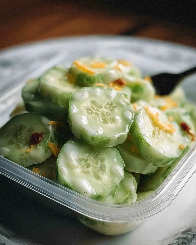 Fresh cucumber snack served in a bowl for a healthy treat