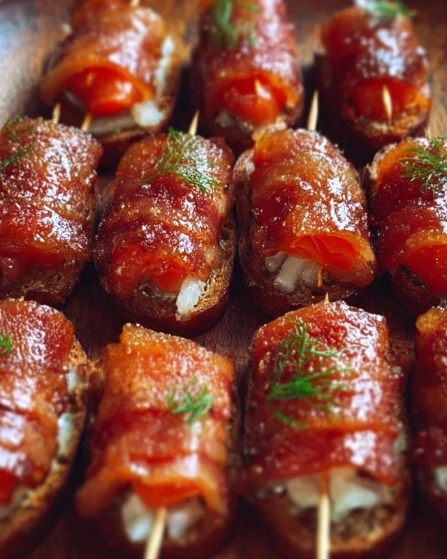 Delicious homemade appetizers ready for serving at a party