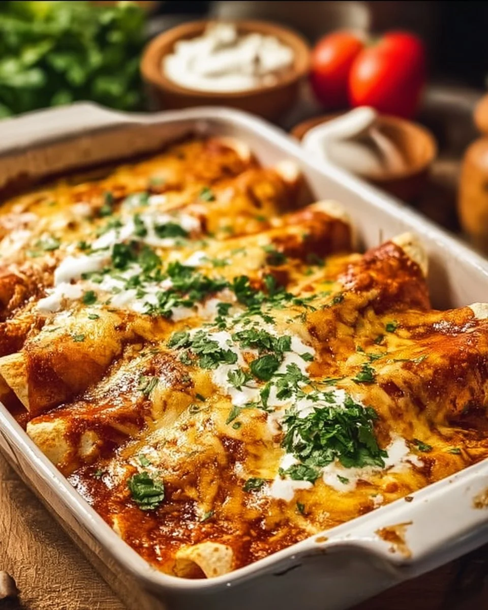 Delicious Chicken Enchiladas