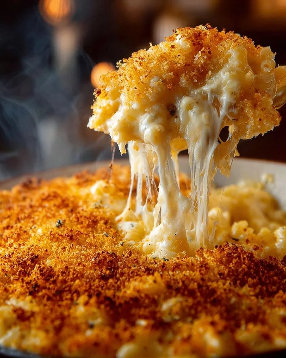 Dolly Parton’s 5-ingredient casserole ready to serve on a dinner table.