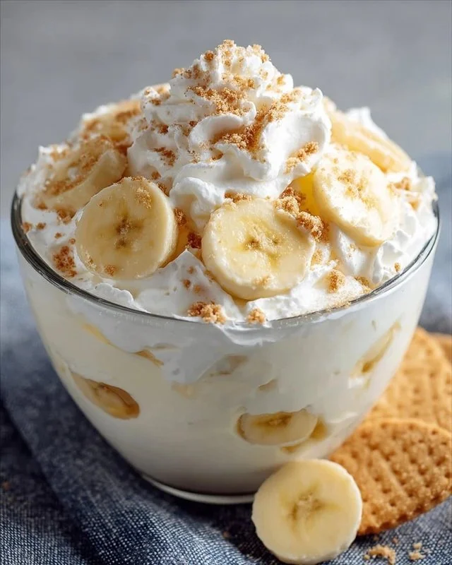 Easy Banana Pudding Fluff Salad