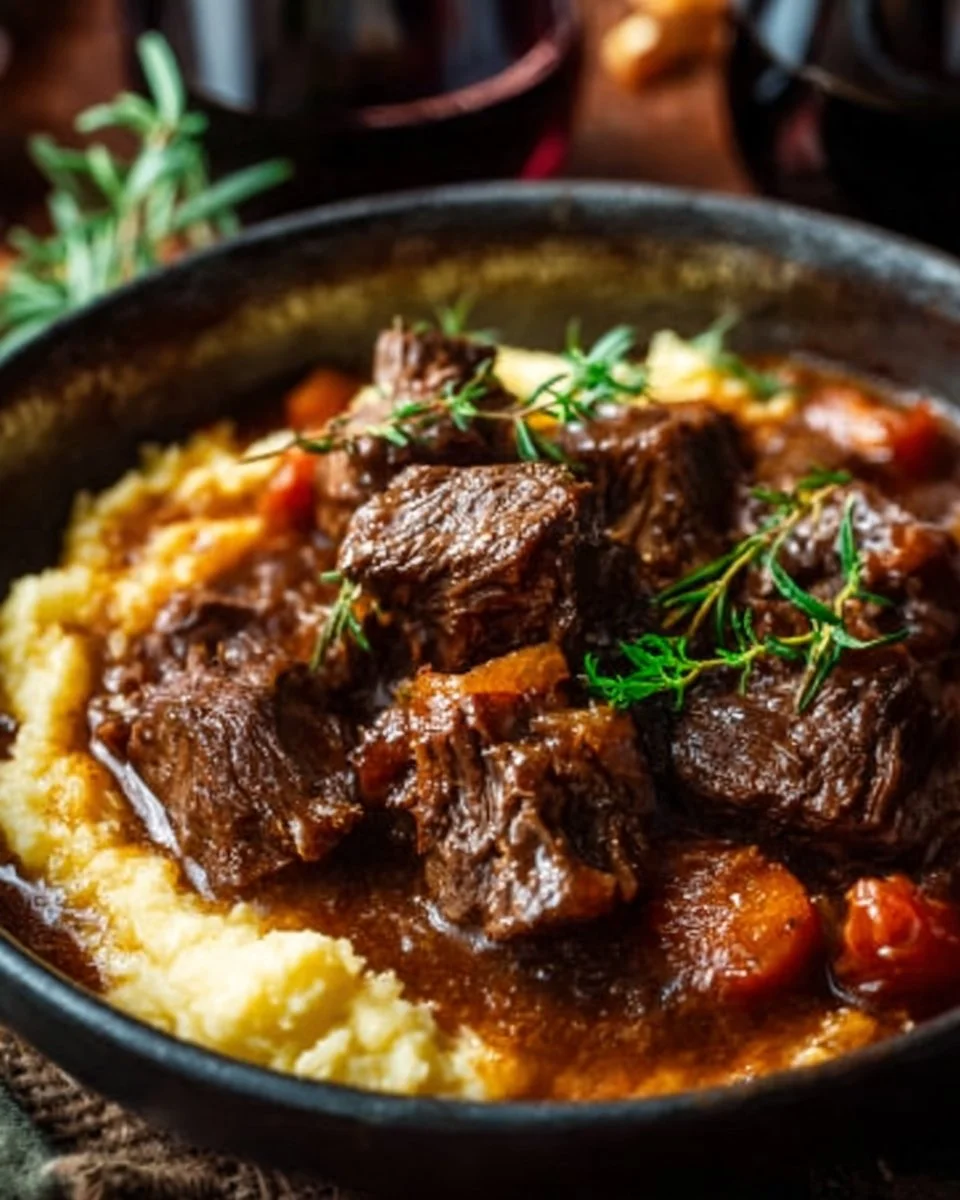 Easy Slow Cooker Beef Manhattan