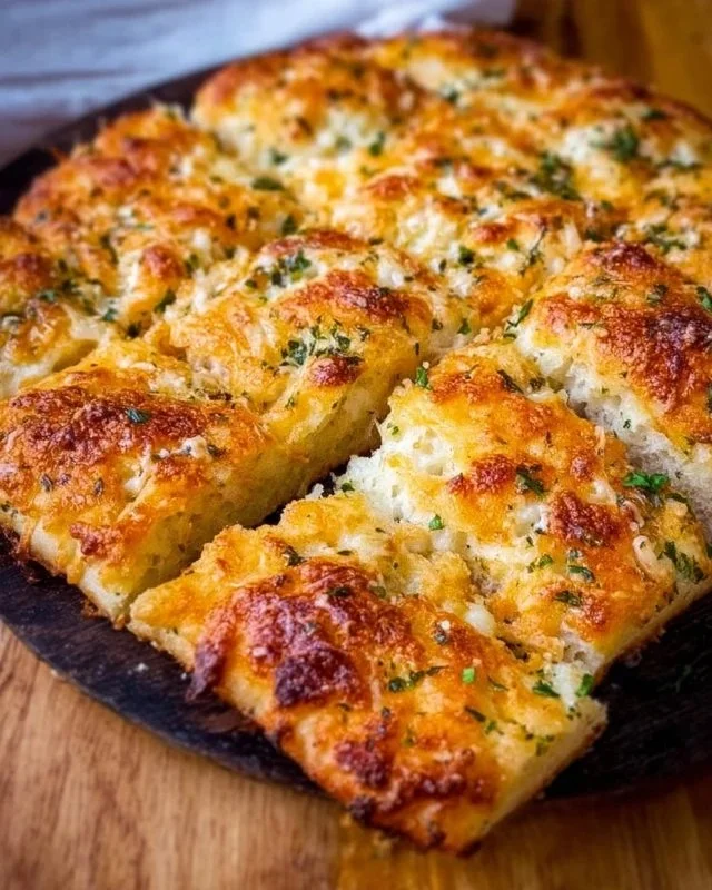 Focaccia Cheesy Garlic Bread