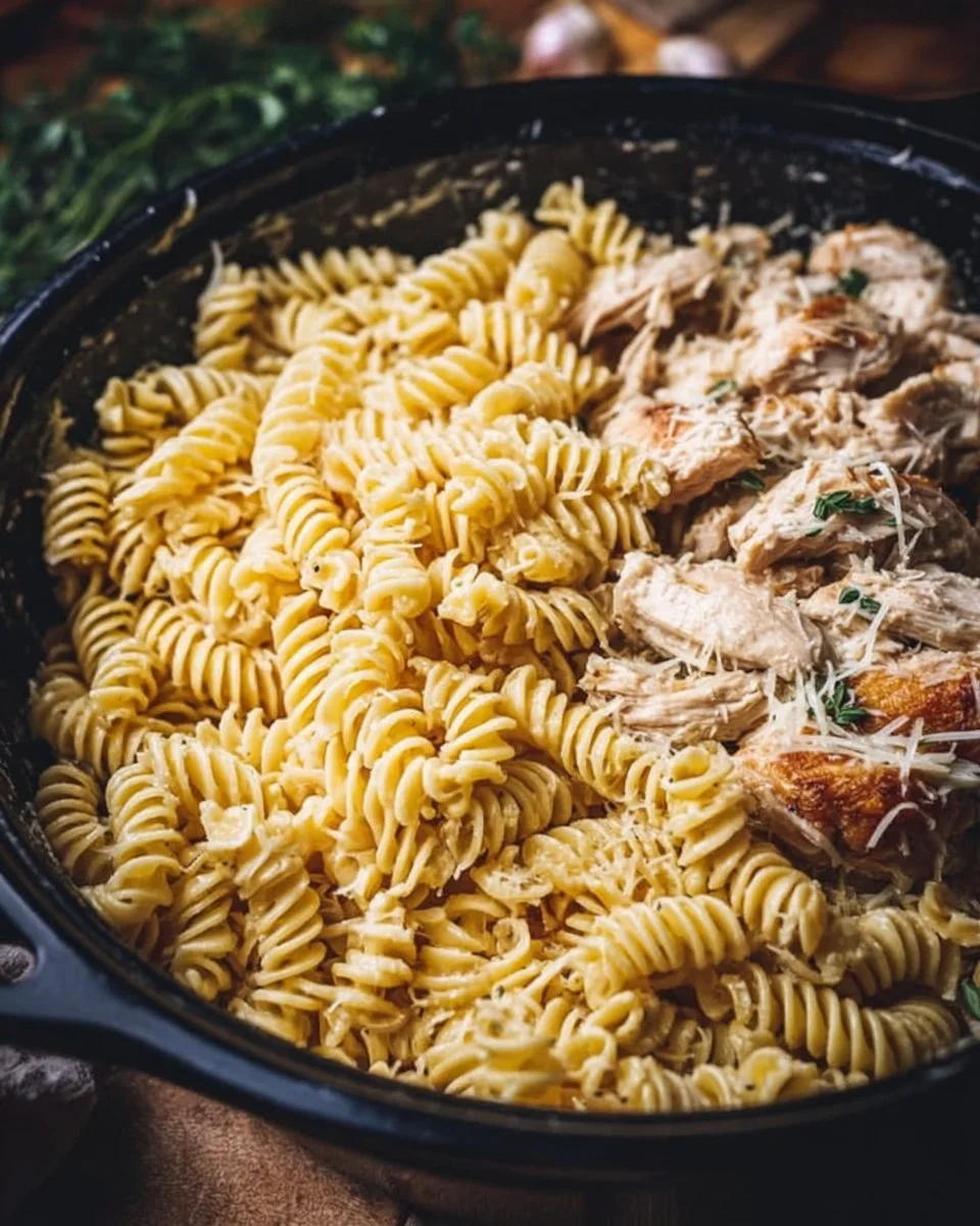 Garlic Parmesan Chicken Pasta