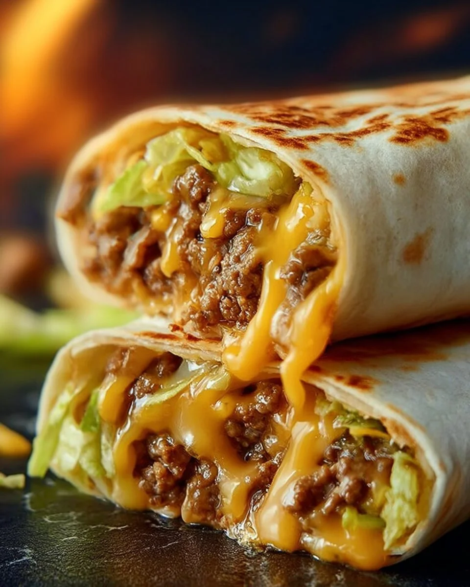 Delicious homemade Big Mac Wraps filled with burger ingredients and fresh veggies