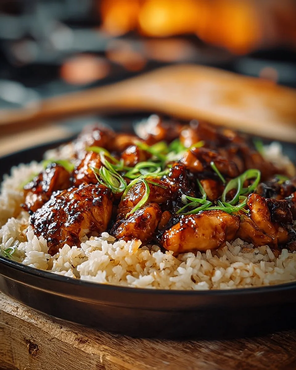 Honey BBQ Chicken Rice