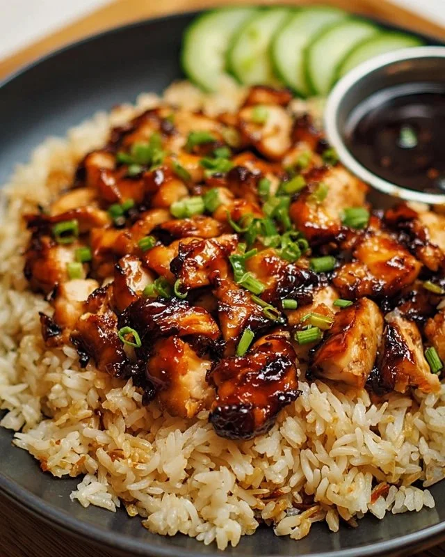 Honey BBQ Chicken Rice