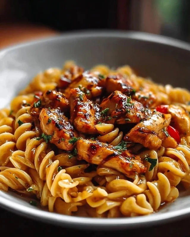 Honey Pepper Chicken Pasta Recipe