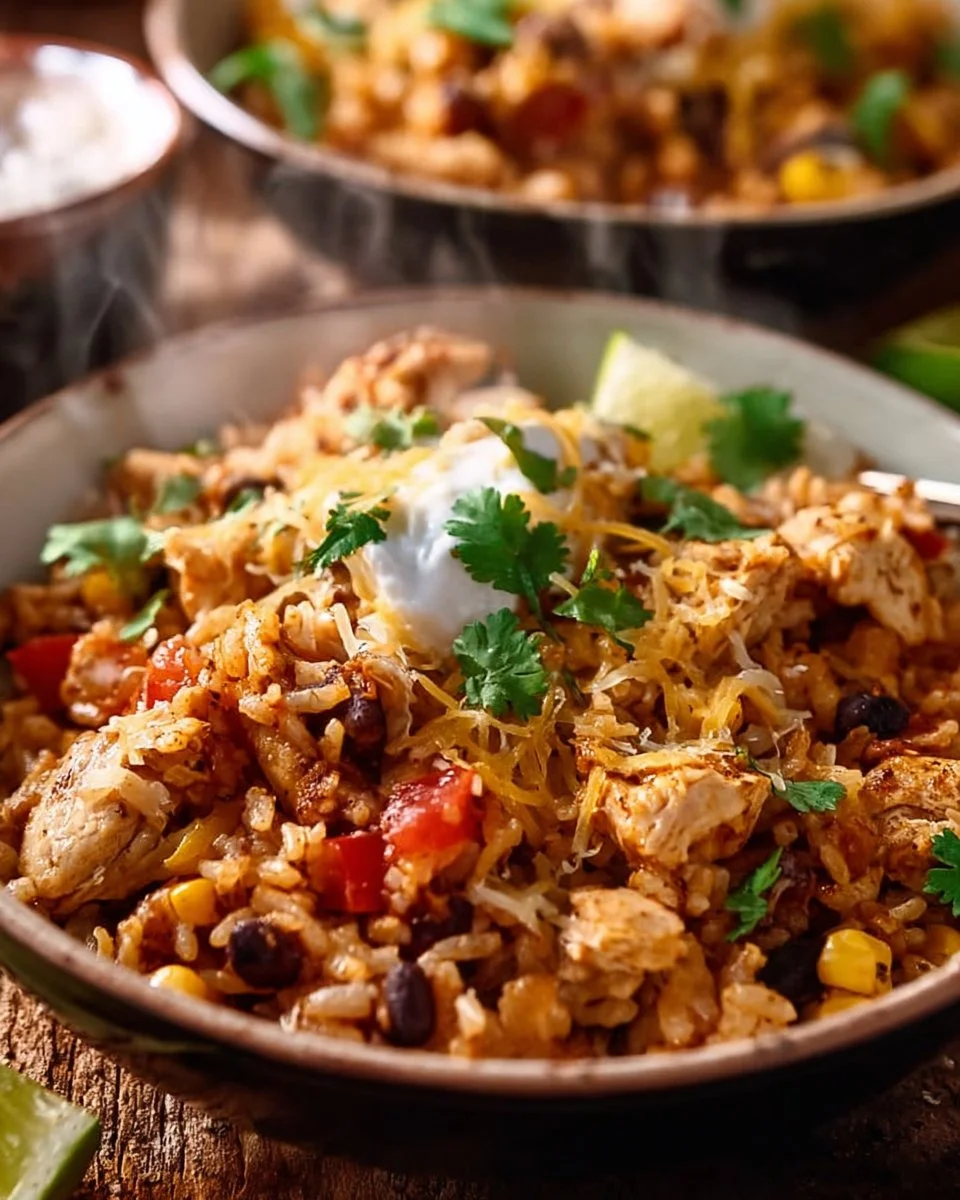 Instant Pot Chicken Burrito Bowls
