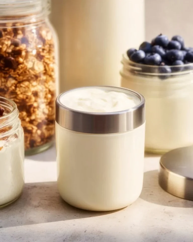 Homemade yogurt made in an Instant Pot, creamy and delicious.