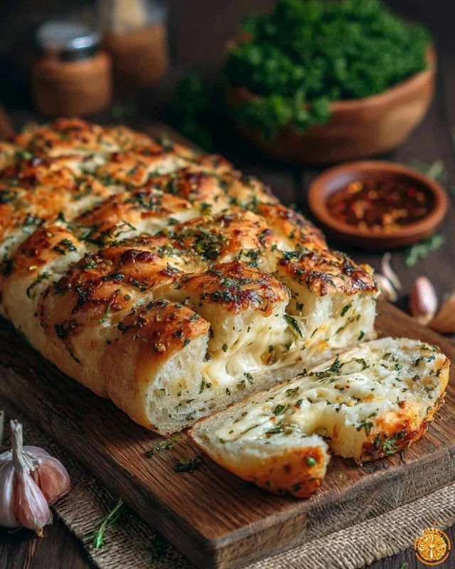 Italian Herbs and Cheese Bread
