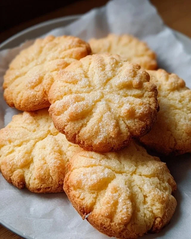 Delicious Keto Cream Cheese Cookies on a rustic wooden table