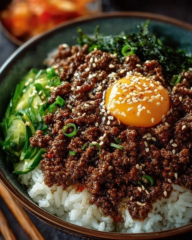 Korean Ground Beef Bowl