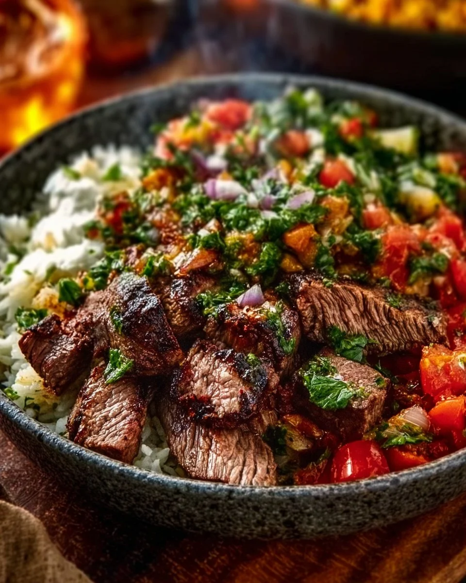 Mediterranean Steak Bowl Recipe