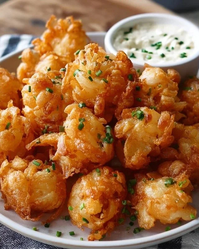 Mini Bloomin' Onions served with Buttermilk Ranch Dip